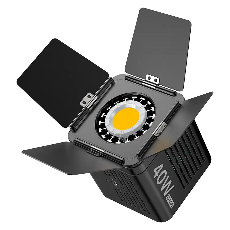 Ulanzi 4 Leaf Barndoor Kit with Mini Bowens Mount L059GBB1 - Perfect for Photography & Video Lighting Control, Studio and On-Location Shoots