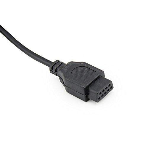 Link-e 2-Pack Extension Cable for SEGA Genesis/Mega Drive/Master System Controller - Extra Long Cord for Comfortable Gaming Setup (Perfect for Retro Gaming & Console Modding)