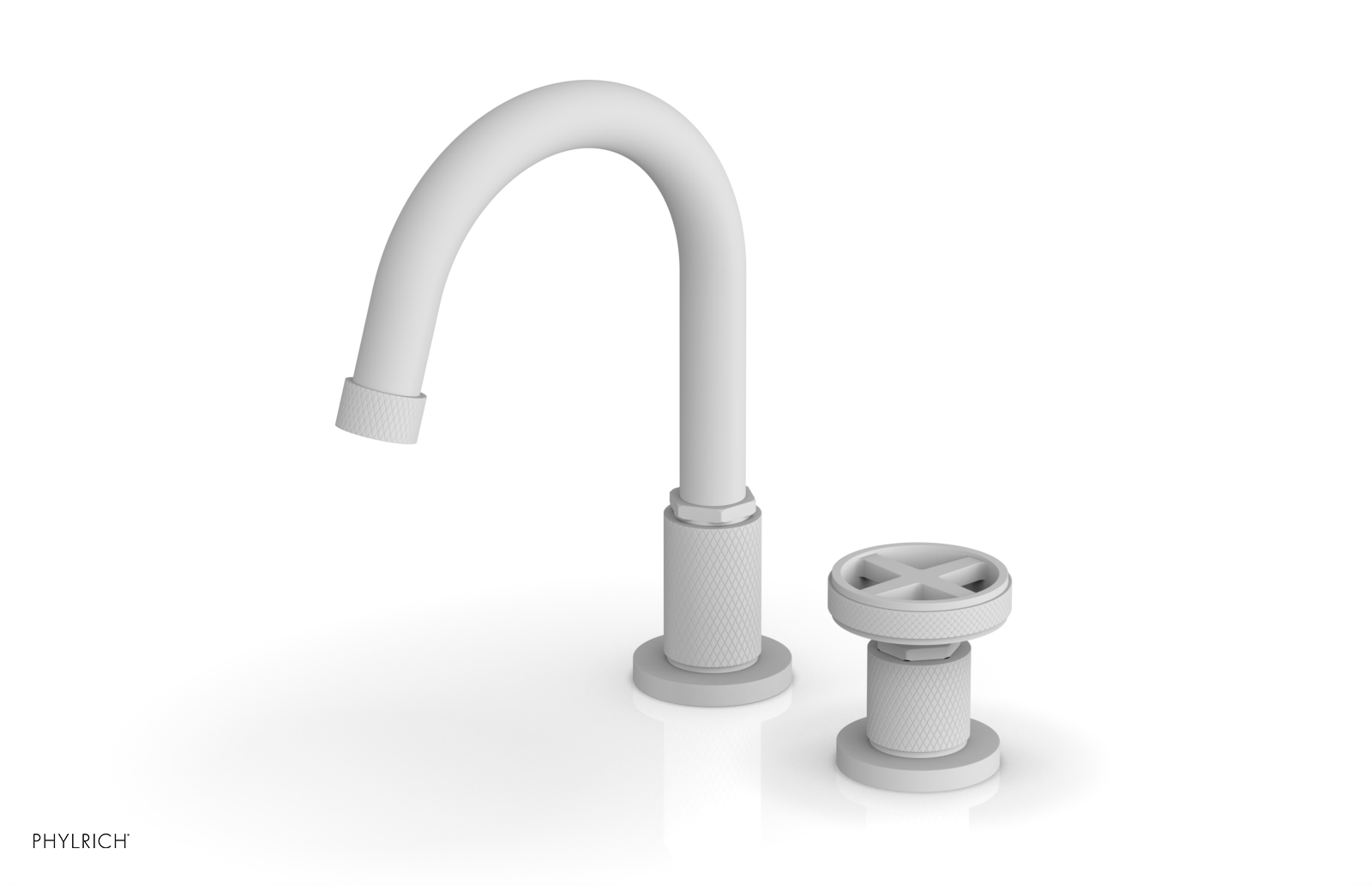 DUSTRIE Single Handle Kitchen Faucet with High Spout and Cross Handle - Model 371-09 | Perfect for Modern Farmhouse & Industrial Style Sinks