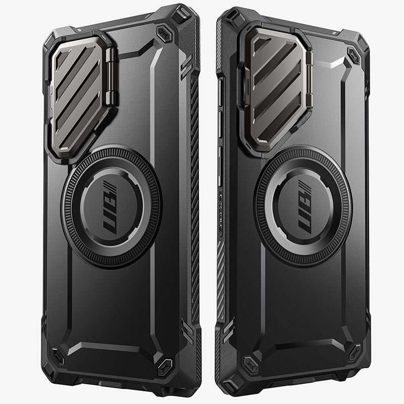 Samsung Galaxy S24 Ultra Case - Unicorn Beetle MAG XT Bumper Protective Cover (Black) | Shockproof & Magnetic Compatible for Work, Travel & Outdoor Activities