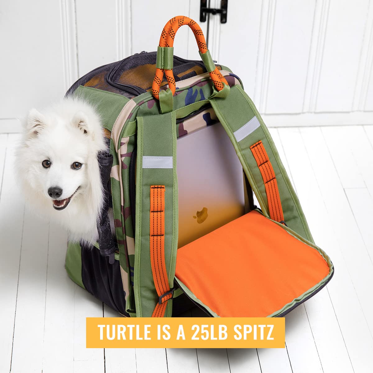 ROVERLUND Airline Approved Pet Carrier Backpack with Laptop Compartment - TSA Compliant for Small Dogs & Cats Under 25lbs - Perfect for Travel, Hiking & Daily Commutes