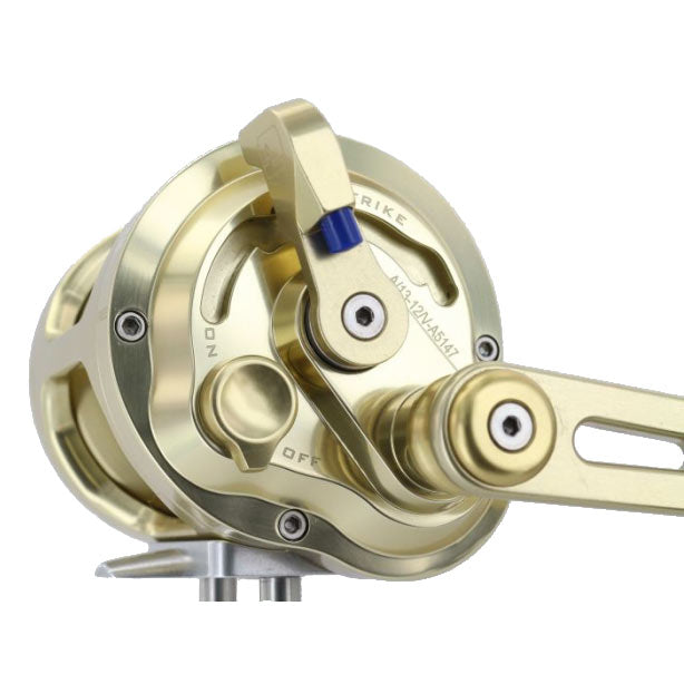 Alutecnos Albacore 12lb Single Speed Big Game Fishing Reel - Saltwater & Freshwater Trolling Reel for Deep Sea Fishing & Offshore Angling