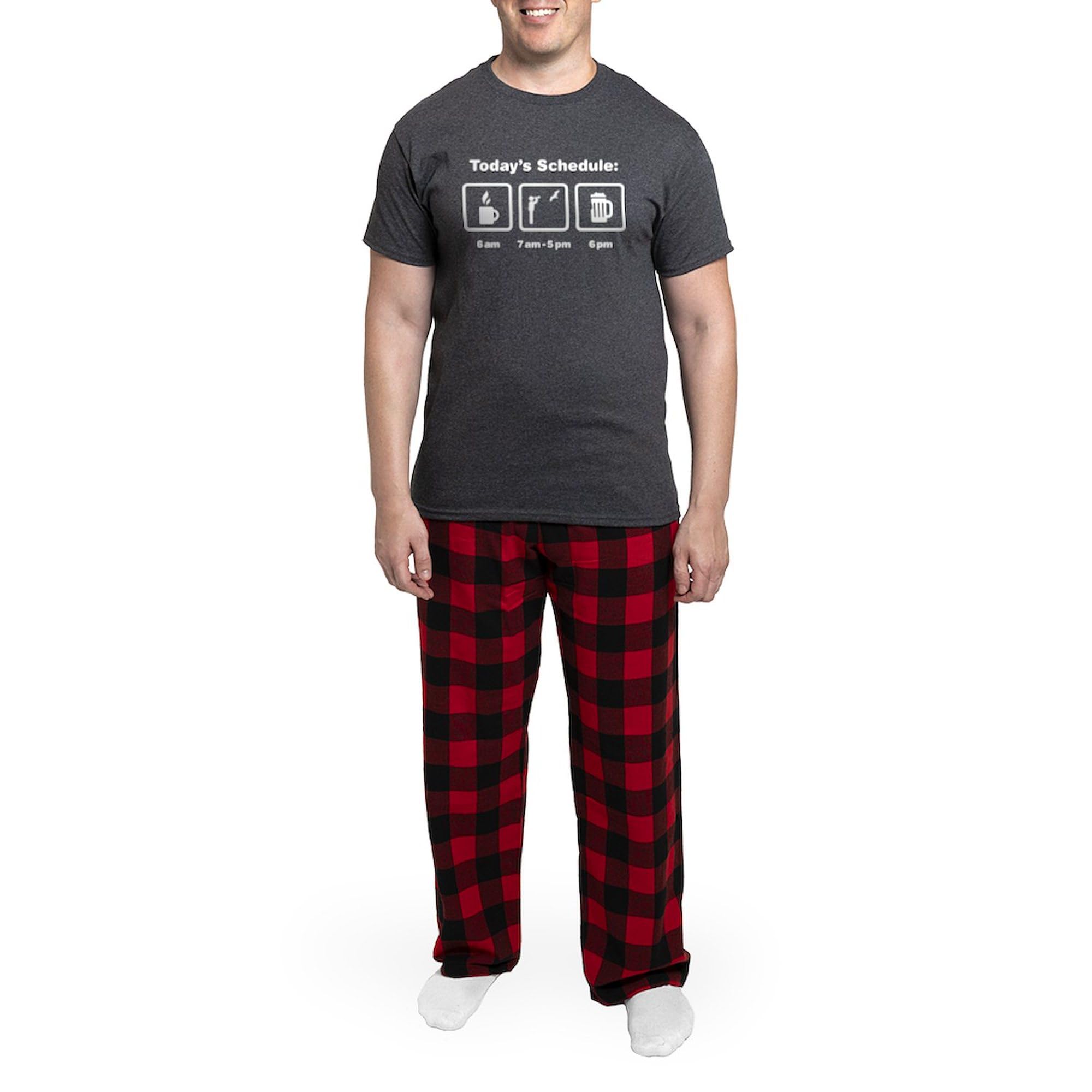 Bird Watching Pajamas for Men - Charcoal Novelty Sleepwear | Cozy Lounge & Sleepwear for Bird Enthusiasts