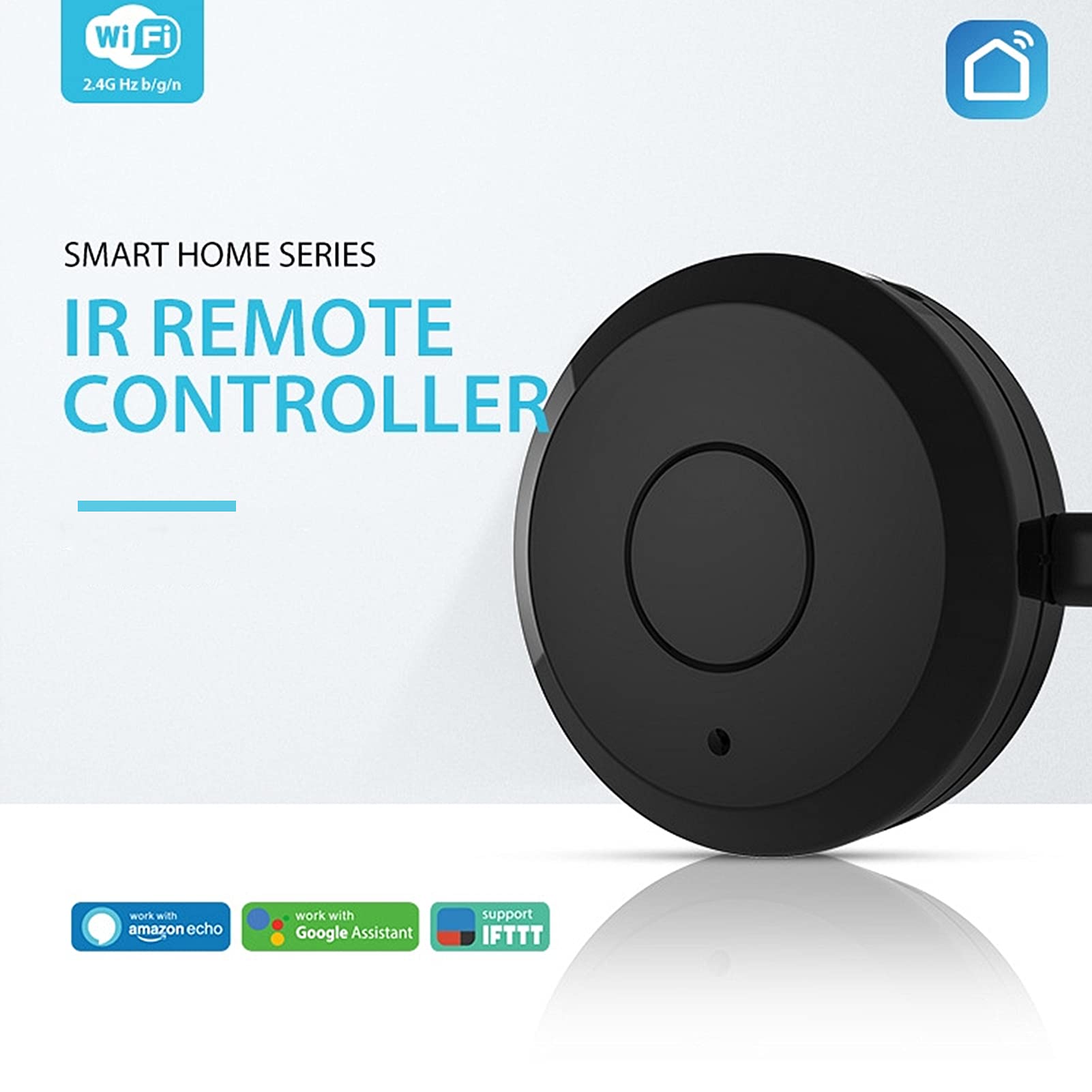 Smart IR Remote Controller with Voice Control for Home Appliances - Easy TV & AC Use