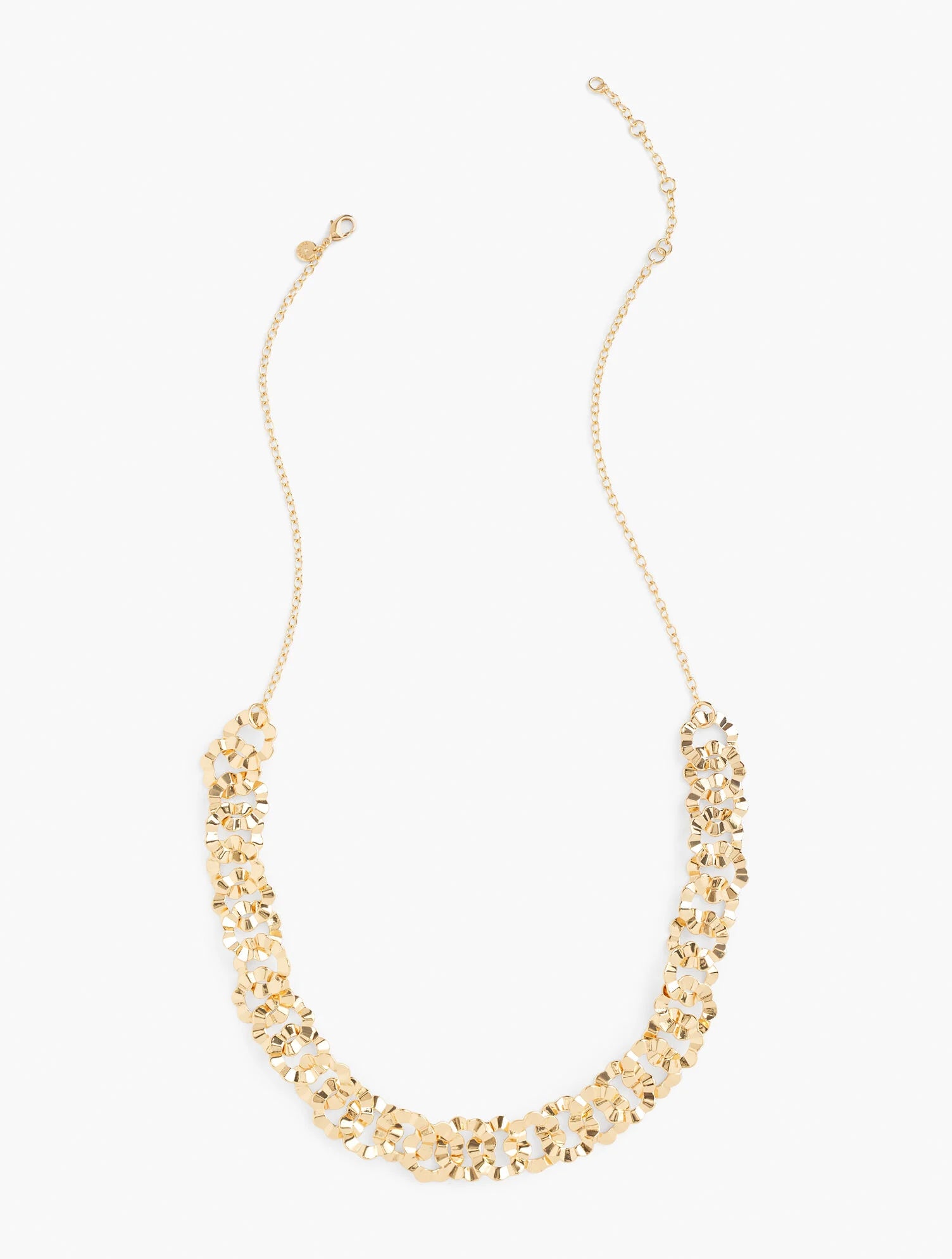 18K Gold Flower Chain Necklace for Women - Elegant Floral Pendant Jewelry Gift for Birthday, Anniversary & Valentine's Day - Perfect for Party, Wedding & Everyday Wear