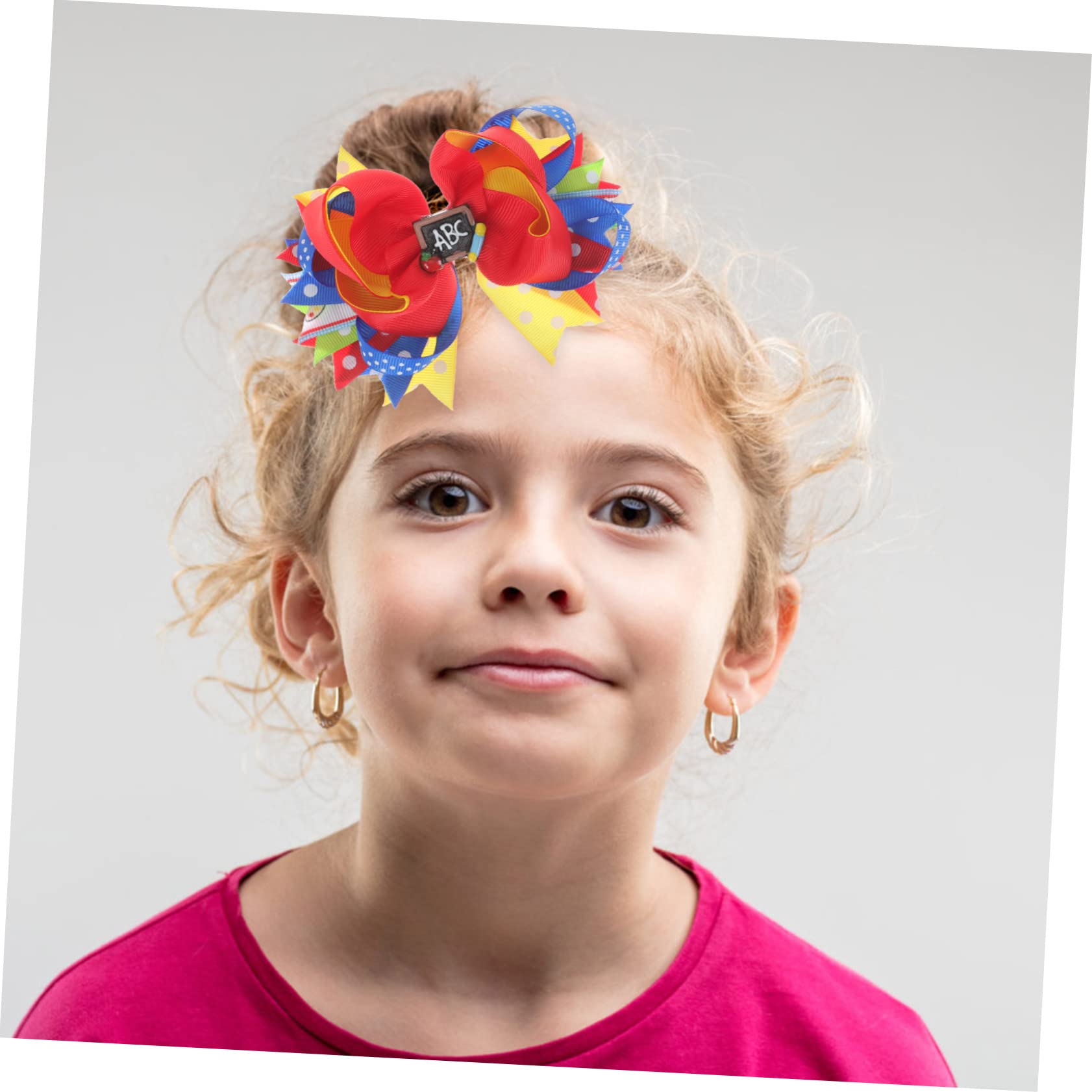 Toyvian 4 Pcs Barrettes for Girls & Women - Cute Hair Clips for Toddlers & Kids - Hair Bows & Decorative Barrettes for Girls - Perfect for School, Parties & Daily Styling