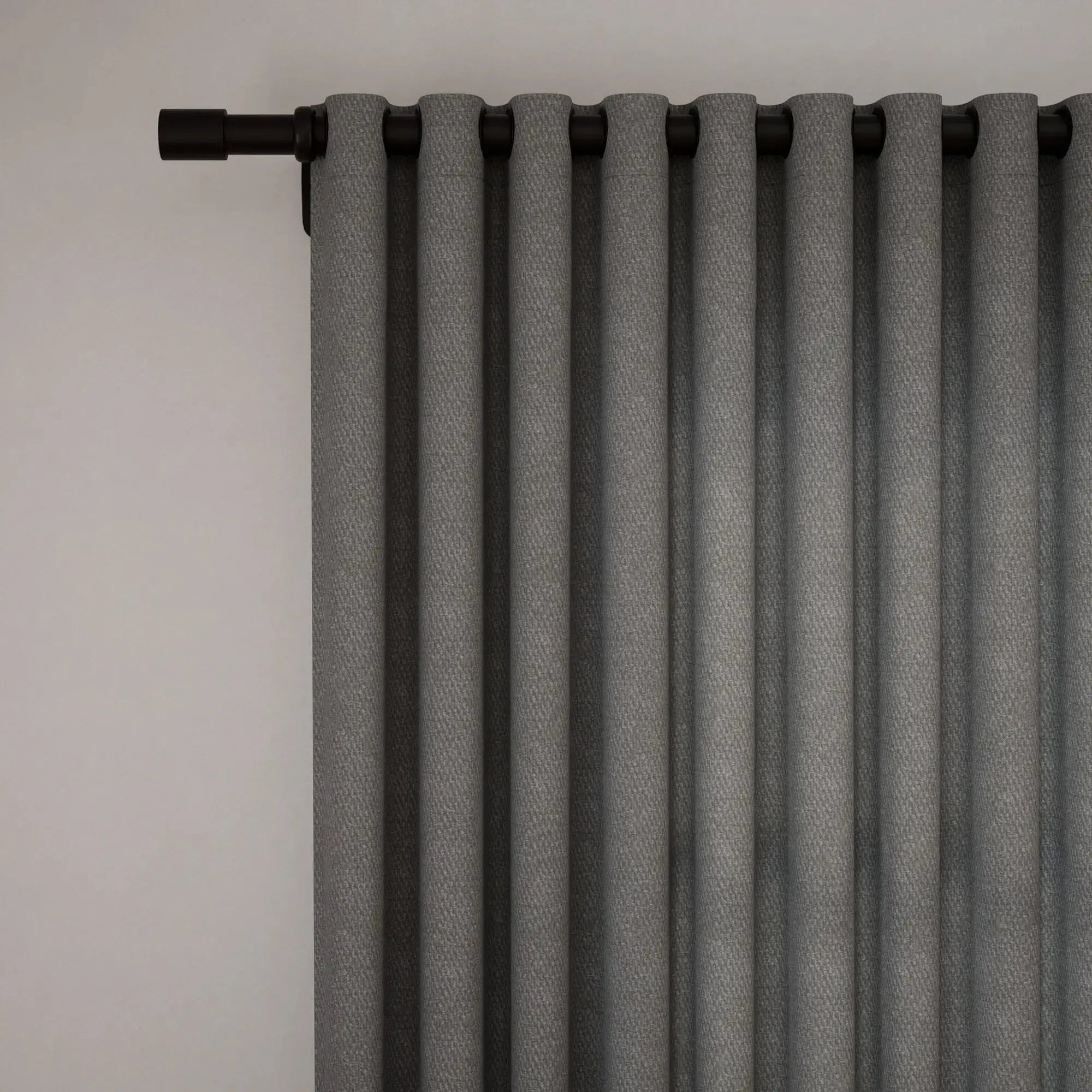 Vinny Twill Grommet Curtains for Living Room & Bedroom - Blackout Drapes with Metal Grommets, Modern Window Treatments for Home Decor