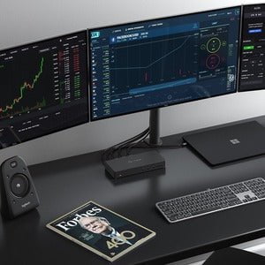 Alogic USB C Triple Display Dock MA3 - 100W Laptop Charging, 4K 3840x2160 Resolution, 3 Display Support - HDMI, DisplayPort, USB 2.0, RJ45 Ethernet - Perfect for Home Office & Multi-Monitor Workstations