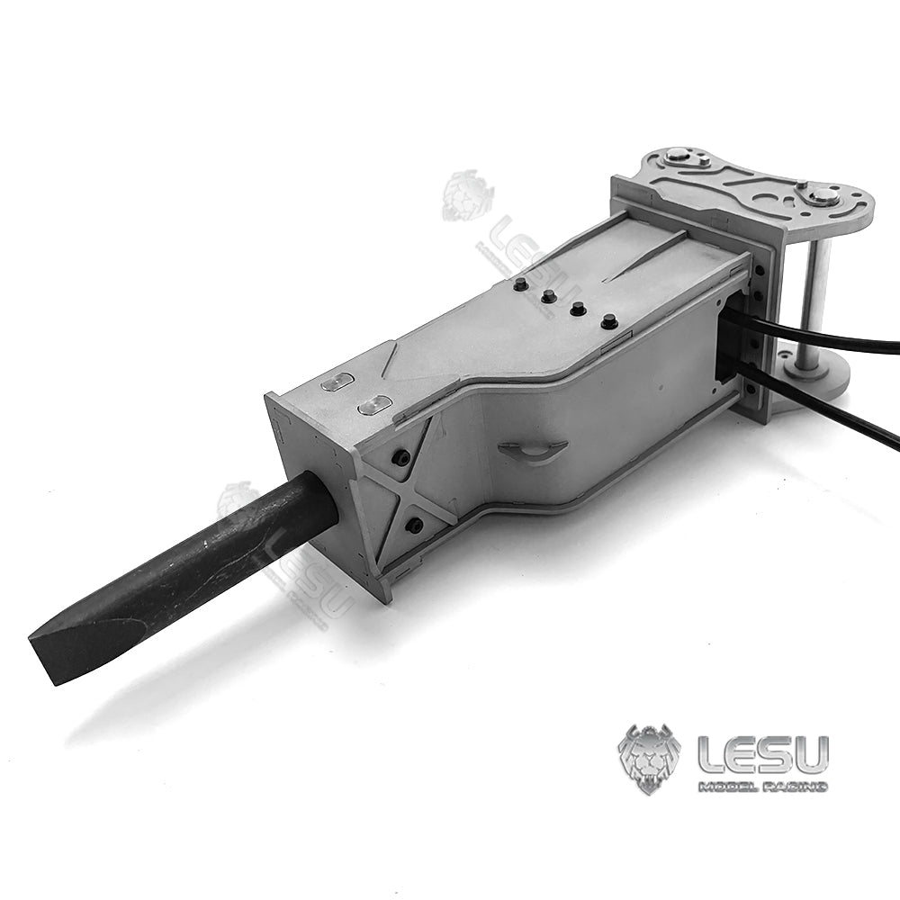 1/14 Scale Hydraulic Metal Hammer Quick Release Coupler for LESU RC Excavator B0001 374F - Unassembled DIY Parts - Perfect for RC Construction Model Building & Repair Scenes