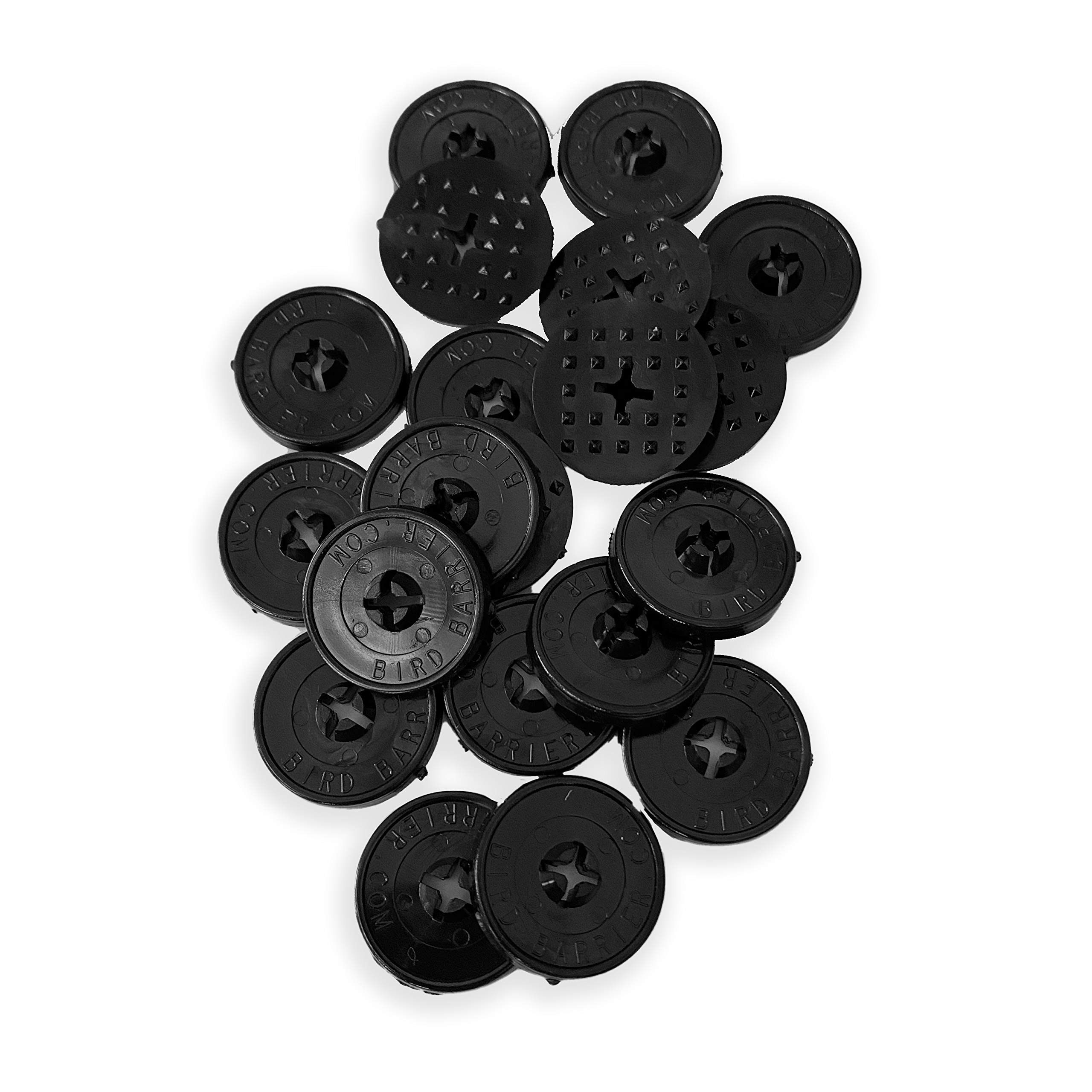 Solar Panel Bird & Critter Guard Clips - 50 Pack ABS Plastic Fasteners for Securing Wire Mesh to Solar Panels | No-Damage Installation & Removal | Durable Pest Protection for Home & RV Solar Systems