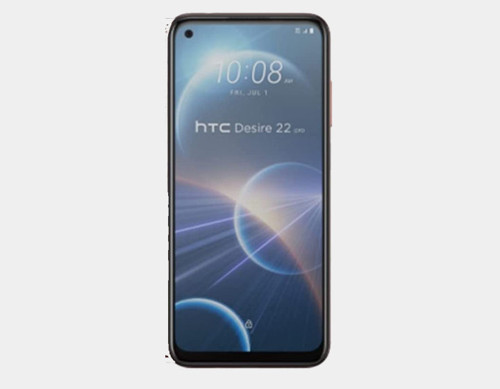 HTC Desire 22 Pro 5G Smartphone - 128GB ROM 8GB RAM, Dual SIM GSM Unlocked (Gold) - Fast 5G Connectivity for Streaming & Gaming