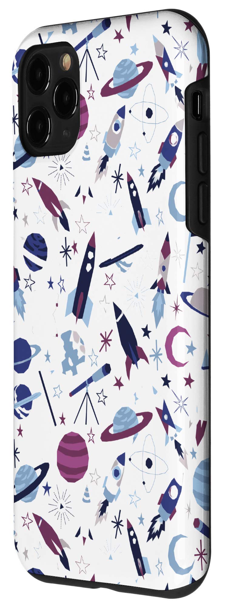 iPhone 11 Pro Case - Space Galaxy Design with Planets, Moon & Stars - Durable Protective Cover for iPhone 11 Pro - Perfect for Astronomy Lovers & Sci-Fi Fans