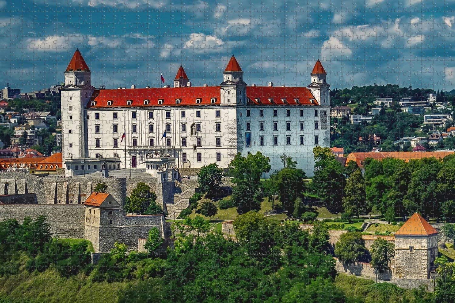 1000-Piece Bratislava Castle Slovakia Jigsaw Puzzle for Adults – Challenging Travel Souvenir & Home Decor Gift for Puzzle Lovers (Perfect for Relaxation, Family Game Nights & Wall Art Display)