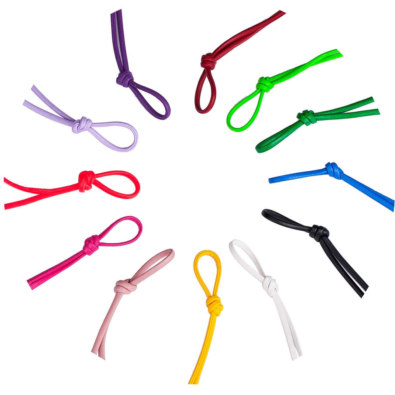 PU Strong Soft Tape Tie Cord - 4mm Wide Leatherette Ribbon Trim Lace for Shoe Laces, Crafts & Jewelry Making - 12 Vibrant Colors Including Cobalt Blue - Perfect for DIY Projects, Gift Wrapping & Fashion Accessories (1m Length)