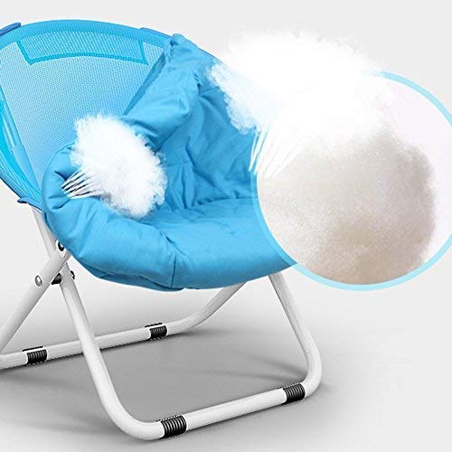 Ultralight Portable Folding Chair - Outdoor Camping, Fishing & Leisure Moon Chair - Durable Metal Frame for Backpacking, Beach, Picnic & Garden Relaxation