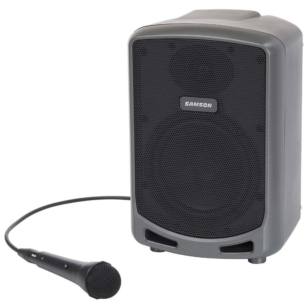 Samson Expedition Express+ Rechargeable Bluetooth Speaker - Portable Wireless Speaker with 20H Playtime, IPX7 Waterproof, for Outdoor, Camping, Travel & Home Use