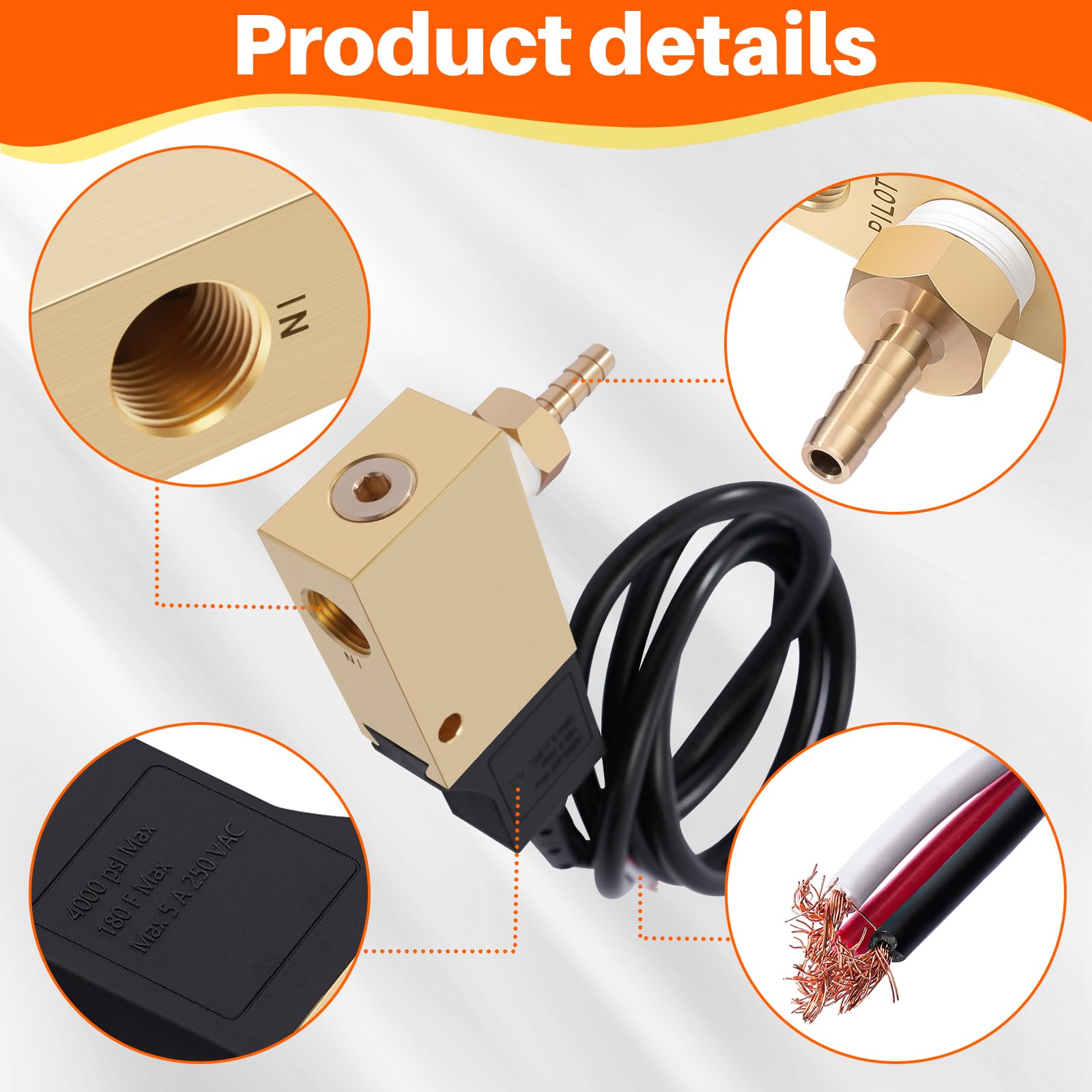 TMT Flow Switch with Pilot Feature for General Pump - 12.0 GPM, 4000 PSI, Vertical Mount - Ideal for Water Filtration, Irrigation Systems & Industrial Fluid Control