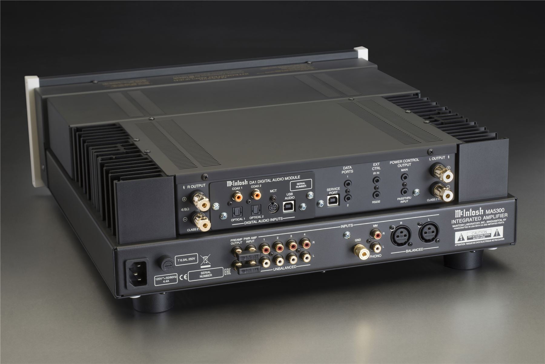 McIntosh MA5300 Integrated Stereo Amplifier - High Power Home Audio System for Music Lovers & Audiophiles | Perfect for Living Room, Home Theater & Hi-Fi Setup