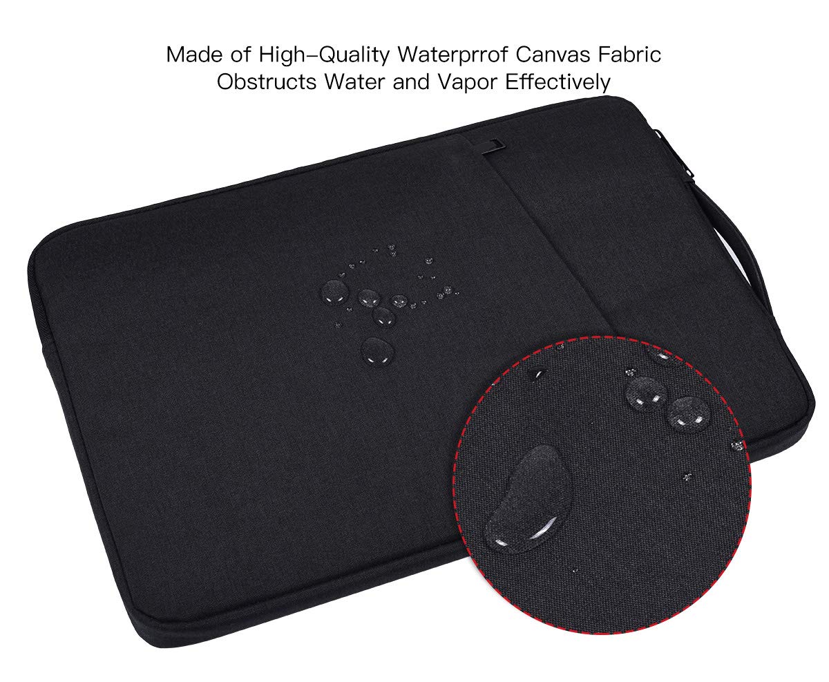 17.3 Inch Laptop Sleeve Case for Lenovo IdeaPad 3, HP Pavilion 17, HP Envy 17, Acer Chromebook 17, Asus VivoBook 17.3, Asus TUF Gaming Laptop - Durable Protective Bag for Work, School, and Travel (Black)