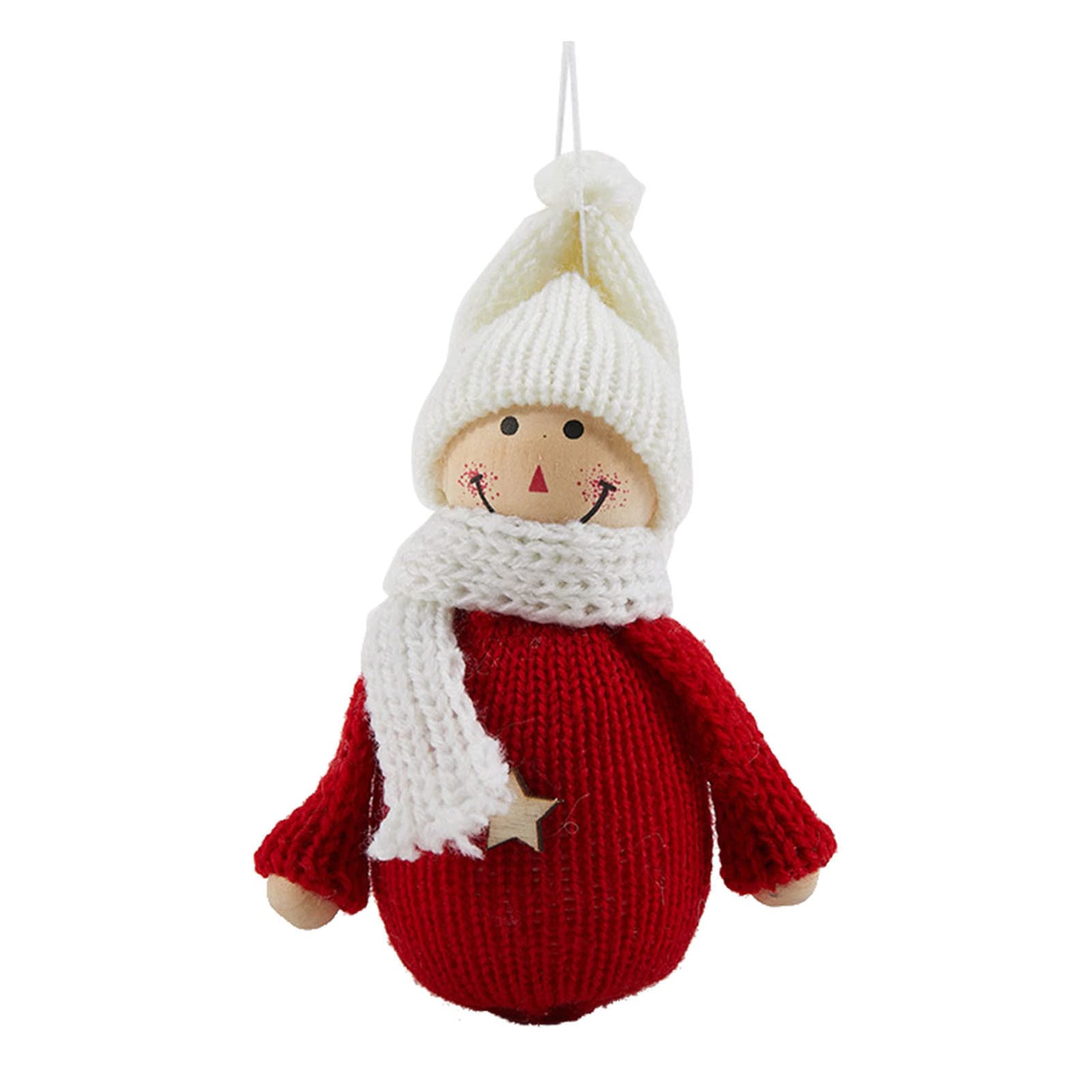 Christmas Cat Plush Ornament - Handmade Wool Swinging Car Pendant for Holiday Tree Decor, Family Party & Festive Home Decoration | Perfect for Xmas Gifts, Stocking Stuffers & Seasonal Celebrations