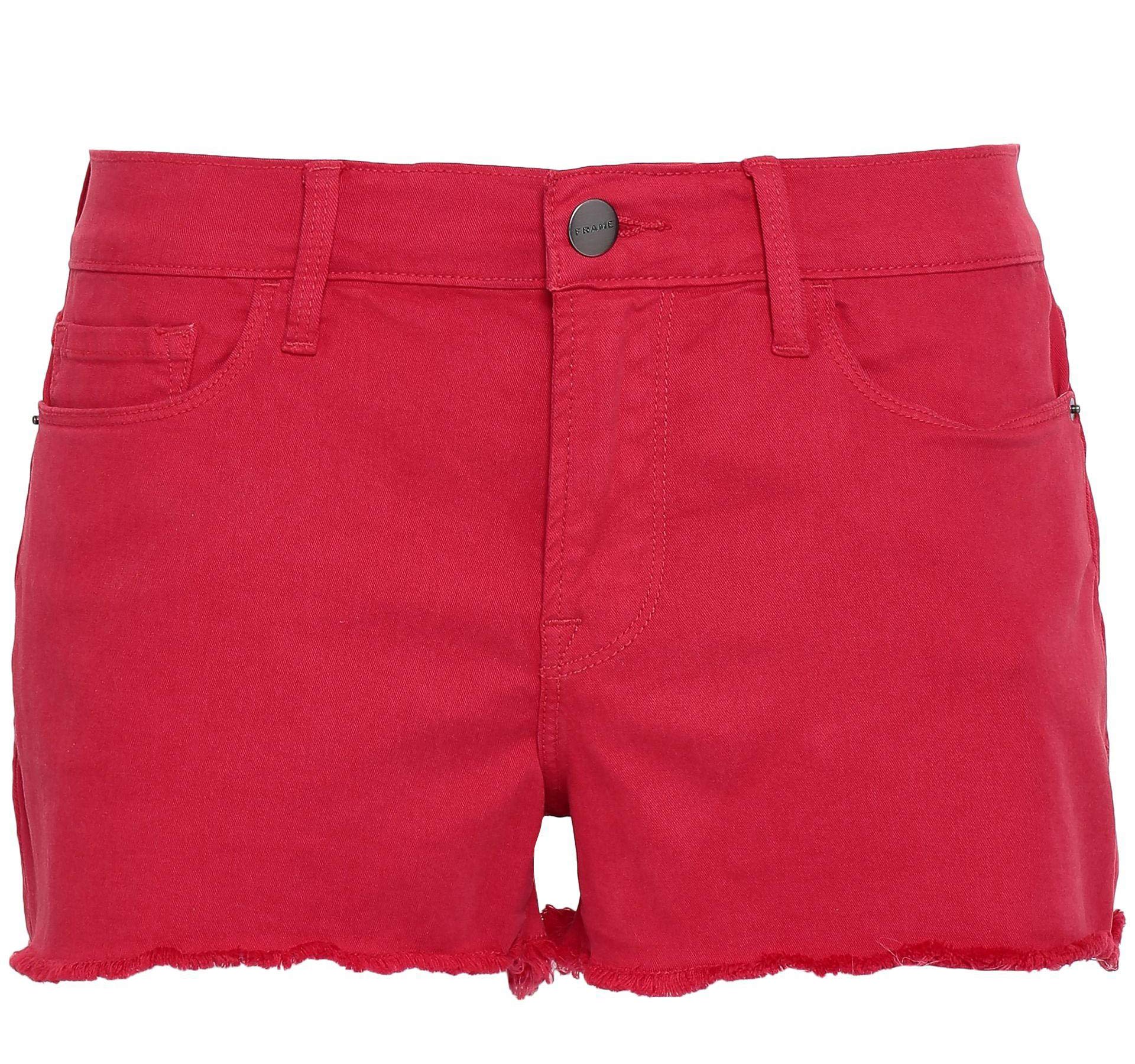 Vintage High Waisted Frame Le Cutoff Denim Shorts for Women - Distressed Denim Shorts with Raw Hem - Perfect for Summer Outfits, Beach Vacations & Music Festivals