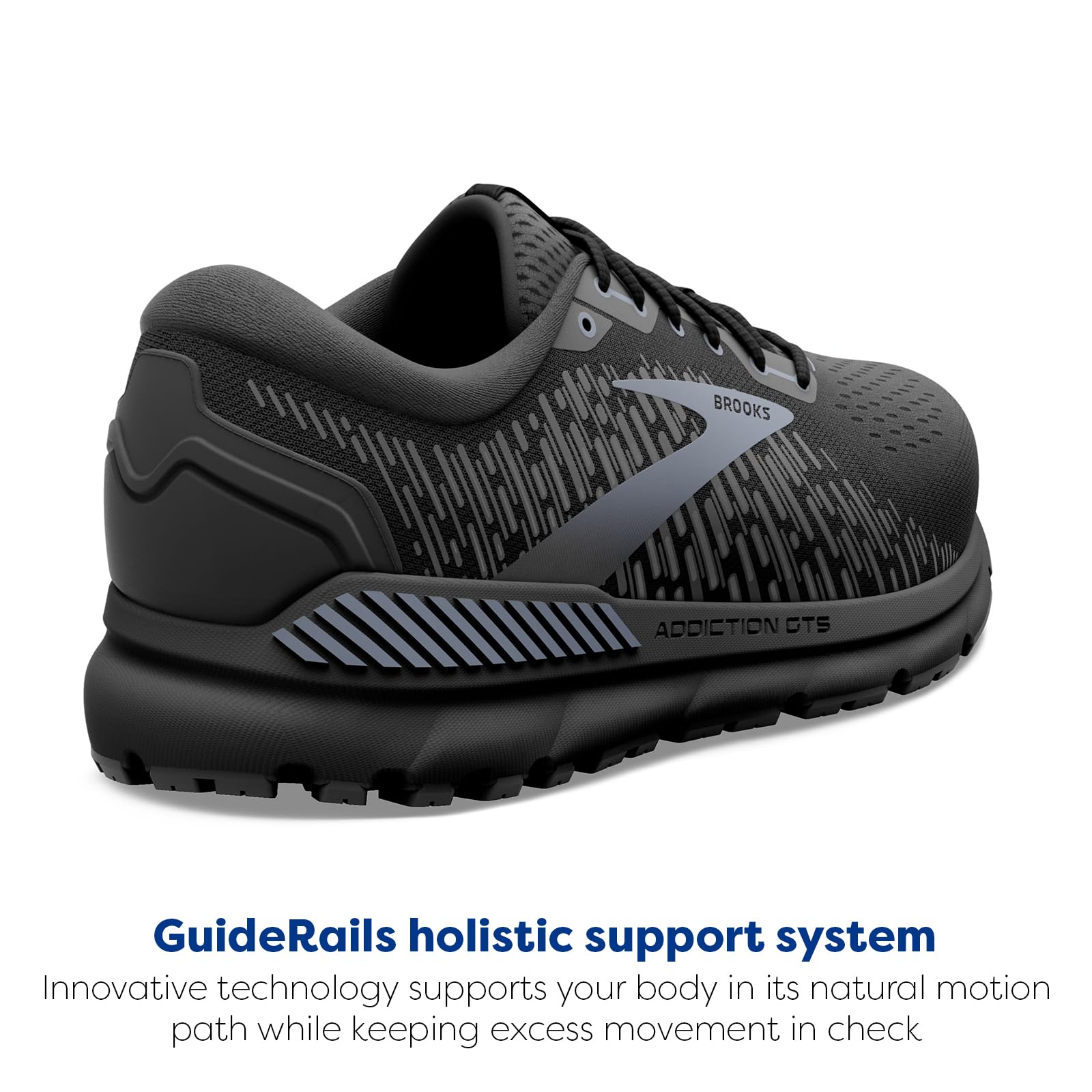 Brooks Men's Addiction GTS 15 Supportive Running Shoes for Flat Feet - Arch Support Walking & Jogging Sneakers for Plantar Fasciitis Relief - Perfect for Marathon Training & Daily Workouts