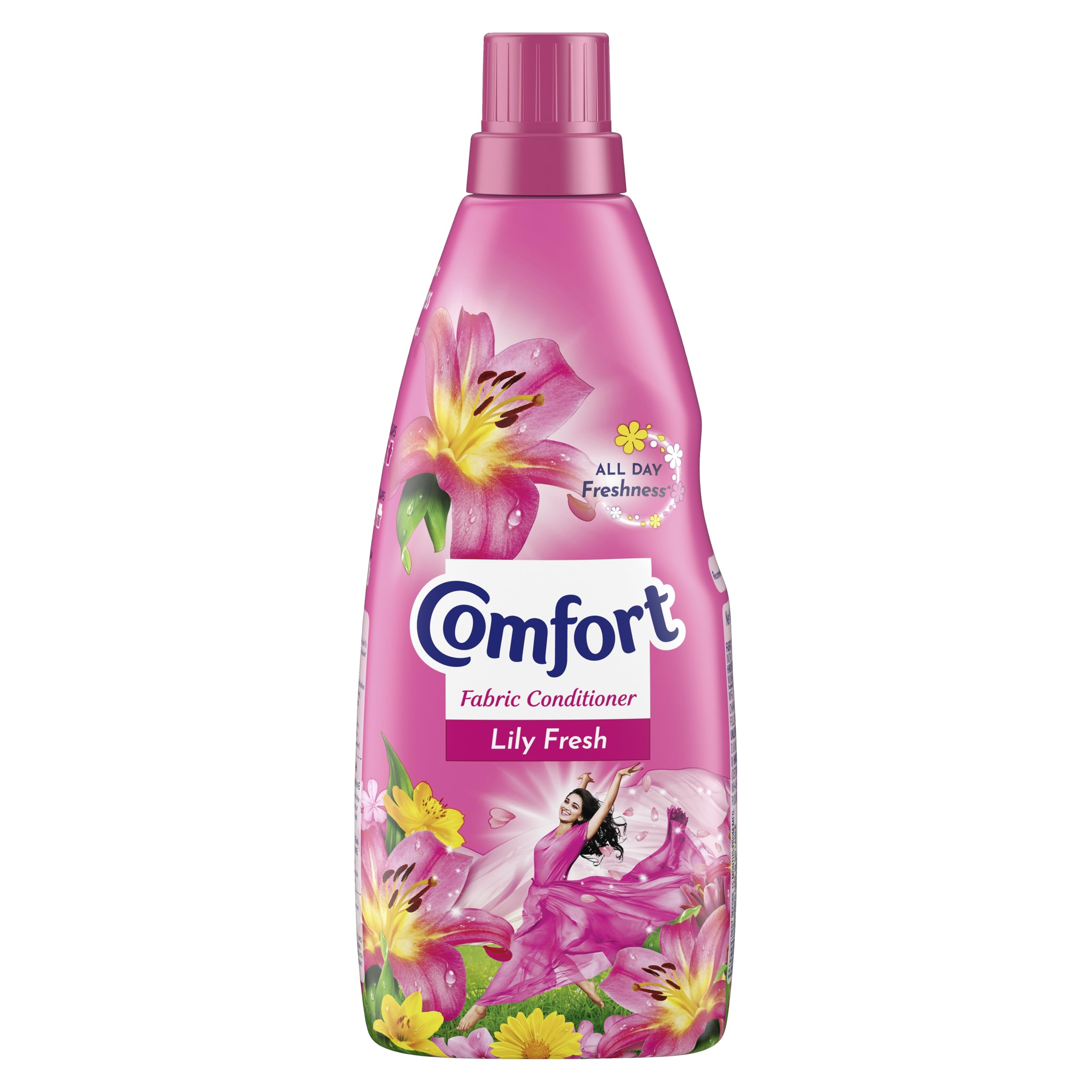 Lily Fresh Fabric Conditioner - 860ml for Long-Lasting Freshness & Softness | Ideal for Laundry, Clothes & Linens | All-Day Fragrance & Comfort After Wash