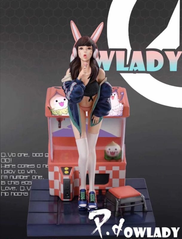 Custom Overwatch D.Va Themed Gaming Accessories - Perfect for Cosplay, Gamer Gifts & Esports Enthusiasts