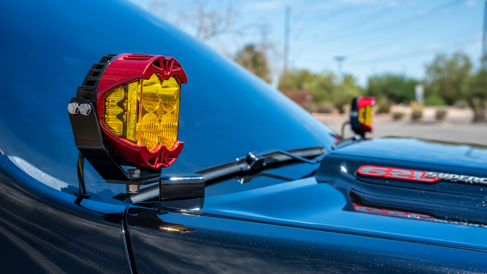 SDHQ Built A-Pillar Light Mounts for 2021-2024 Ram 1500 TRX & RHO | Off-Road LED Light Brackets | Perfect for Night Driving & Off-Road Adventures