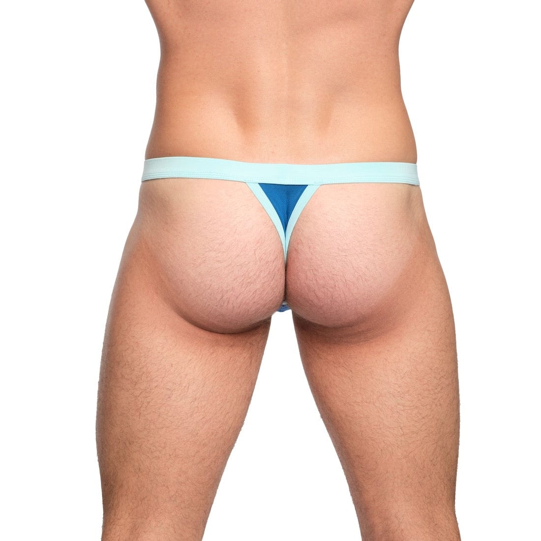 Just The Bones Cloud Thong Blue - Comfortable Women's Underwear for Daily Wear & Sleep - Soft Breathable Panties for Lounge & Relaxation