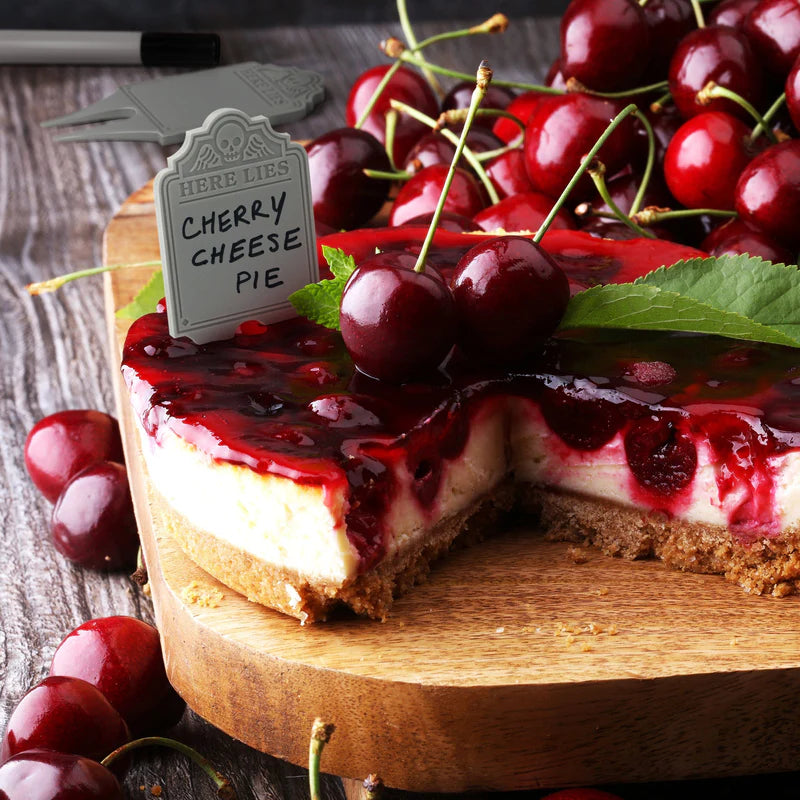 Fred Grave Markers - Reusable Food Signs for Parties, Picnics & Events | Durable & Eco-Friendly Serving Labels