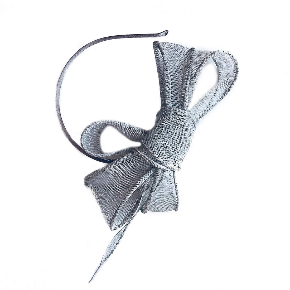 Elegant Sinamay Bow Fascinator Hats for Women - Perfect for Derby, Tea Parties & Weddings | Stylish Headpiece for Special Occasions