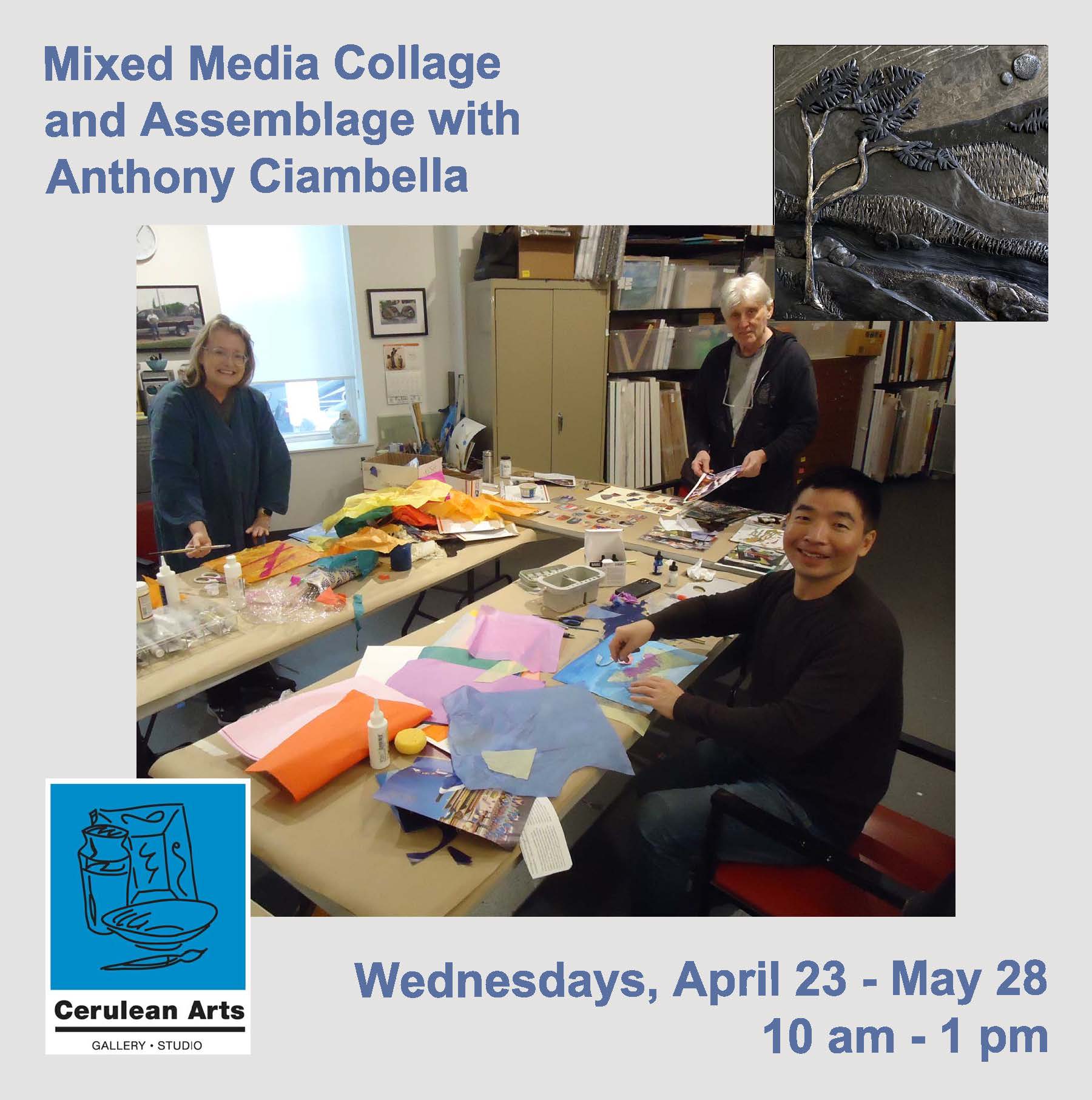 Mixed Media Collage & Assemblage Art Kit by Anthony Ciambella - DIY Creative Projects for Home Decor & Gift Ideas