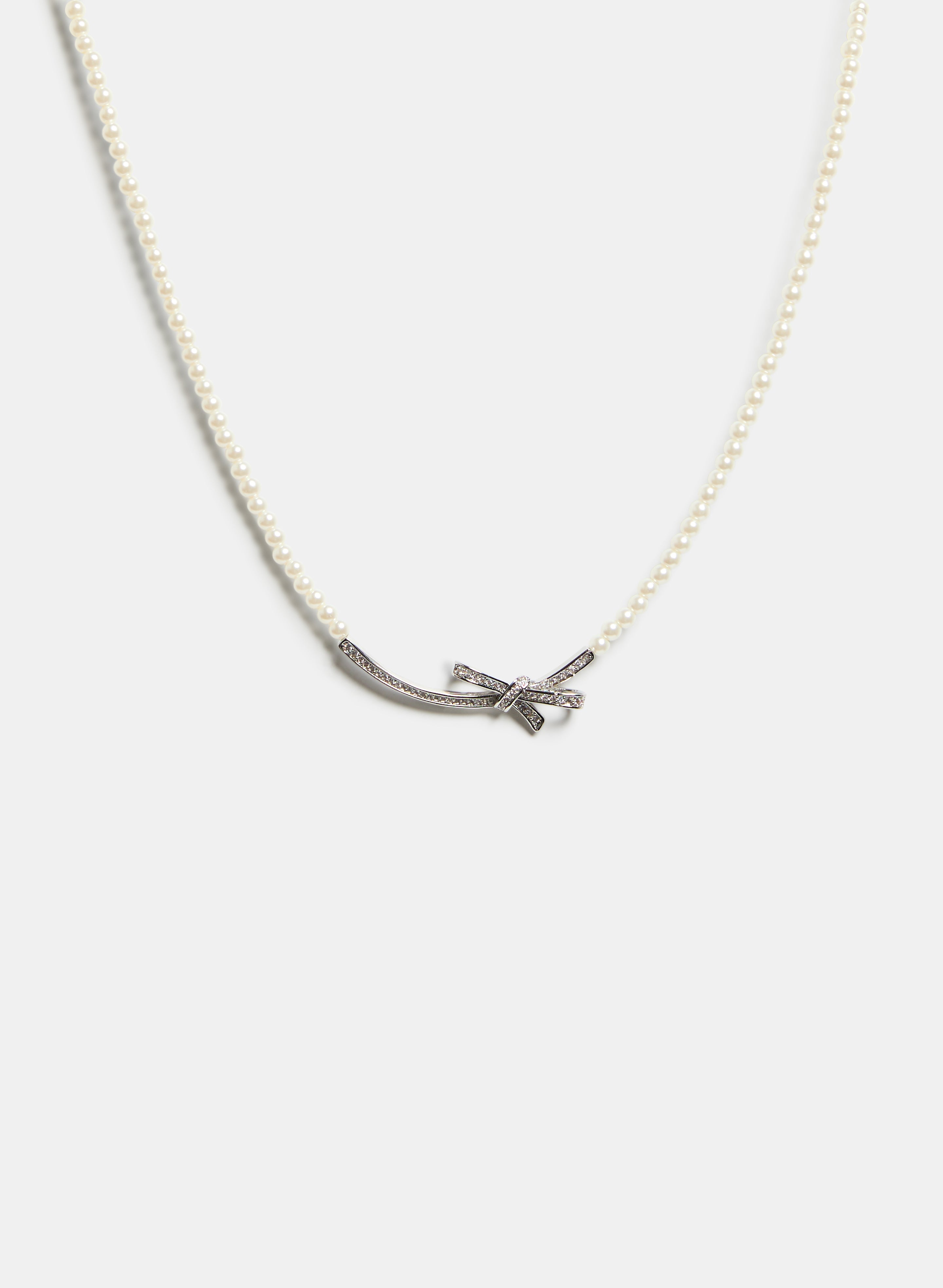 Elegant Crystal Bow Necklace for Women - Sparkling Jewelry Gift for Bridesmaids, Prom, Party & Special Occasions