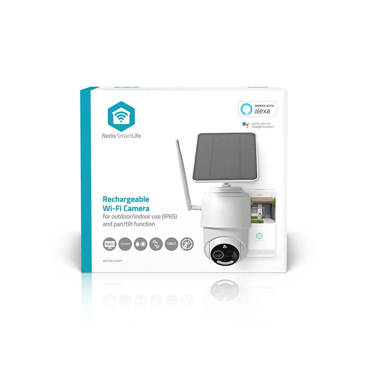 SmartLife Outdoor PTZ Security Camera with WiFi, Solar Panel & Battery - 360° Surveillance for Home, Yard & Business (Weatherproof, Night Vision) - Perfect for Monitoring Properties, Driveways & Backyards