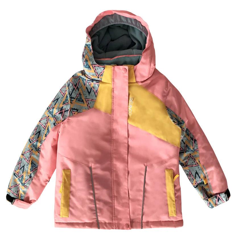 Conifere Girls' Winter Snow Suit - Waterproof Insulated Snowsuit for Kids (Sizes 4, 6x, 7) - Perfect for Skiing, Snowboarding & Outdoor Winter Play