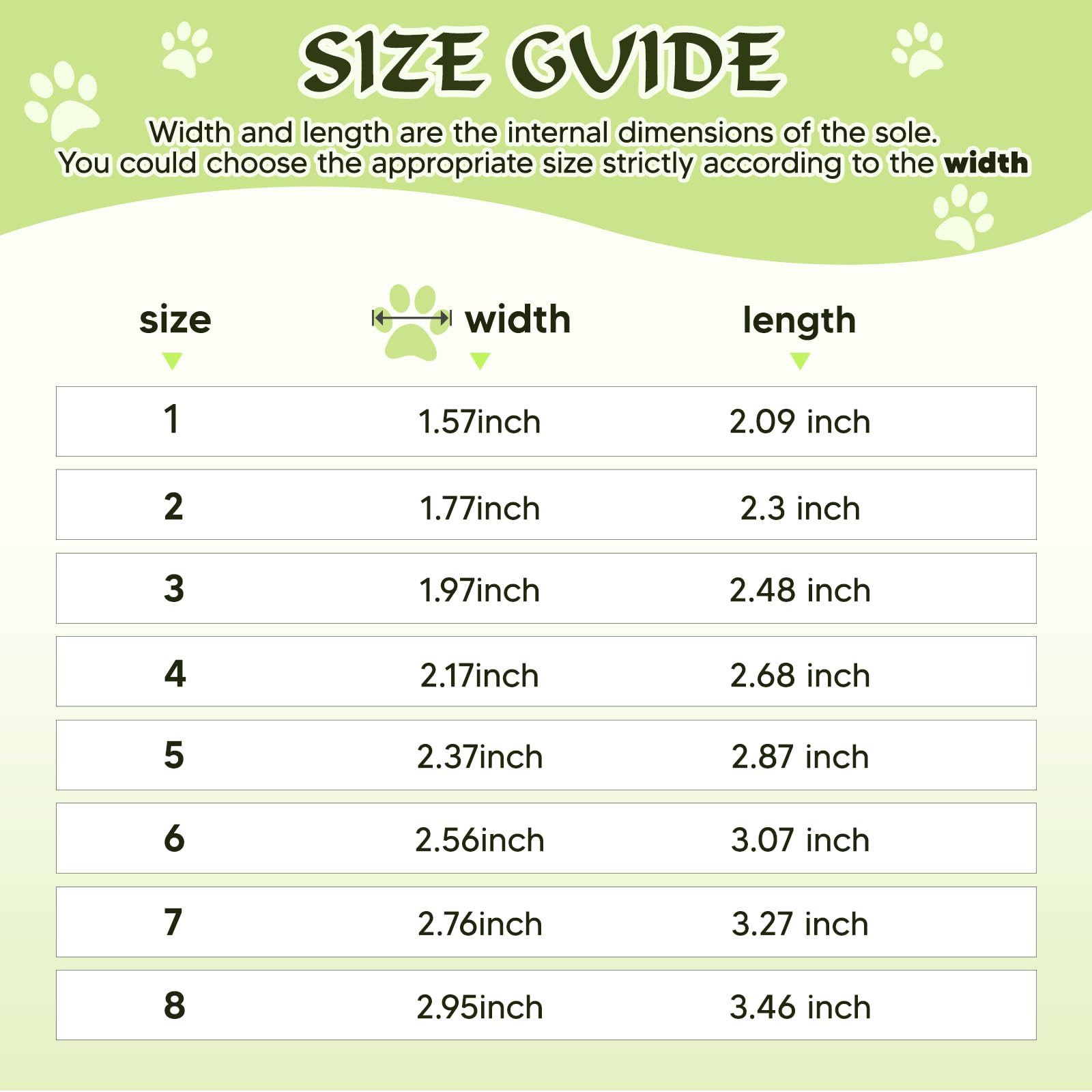 FISHOAKY Anti-Slip Dog Boots for Large Dogs - Waterproof Paw Protectors for Winter Snow & Hot Summer Pavement - 4 Pack Green Dog Shoes Size 8 - Perfect for Hiking, Walking & Outdoor Adventures