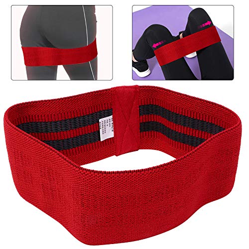 Body Shaping Resistance Bands for Butt Lifting & Yoga - Elastic Fitness Bands for Leg Workouts & Toning (Red) | Perfect for Home Gym, Pilates & Strength Training