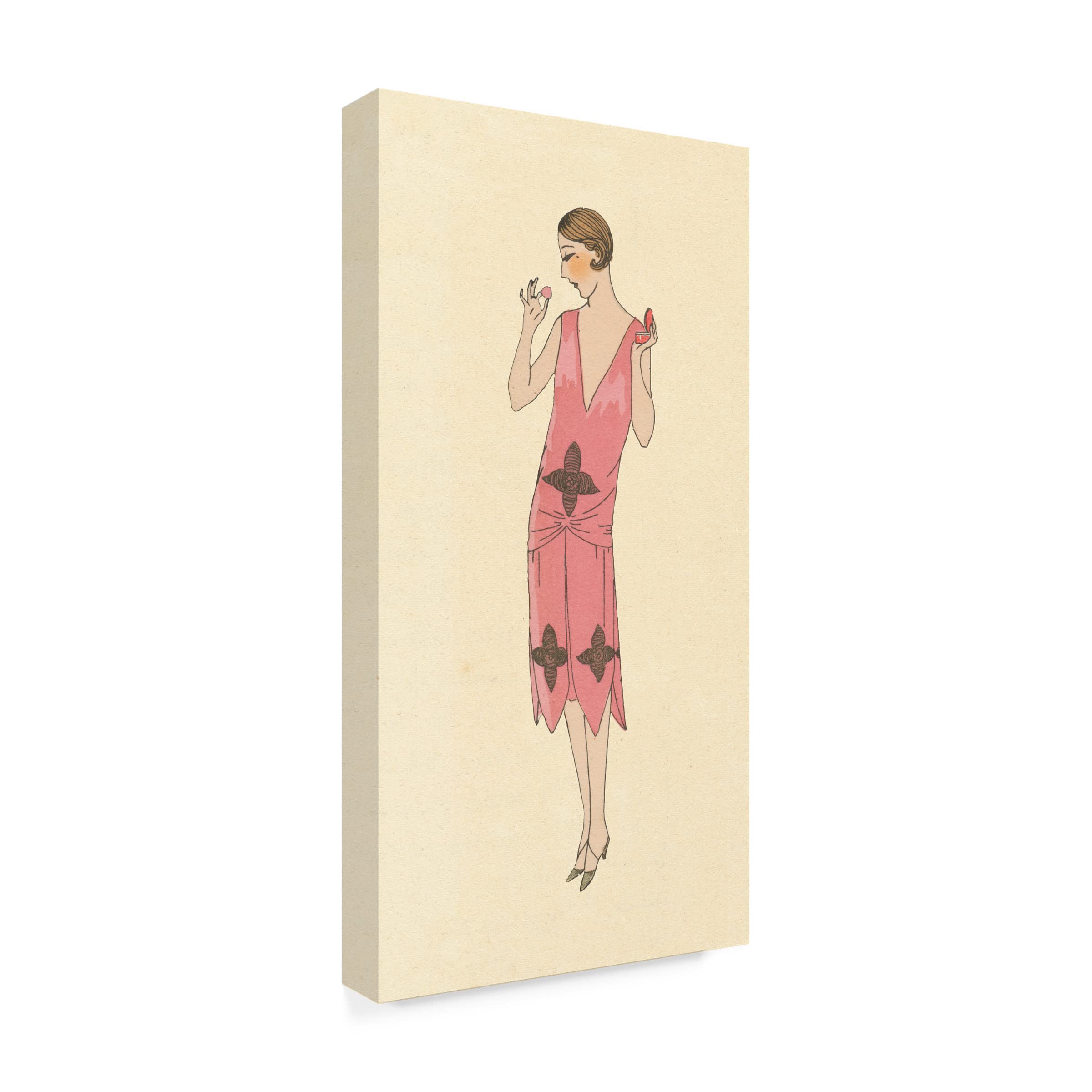 Trademark Fine Art 'Fashion Ladies II' Canvas Wall Art Print by Wild Apple - Elegant Home Decor for Living Room, Bedroom & Office