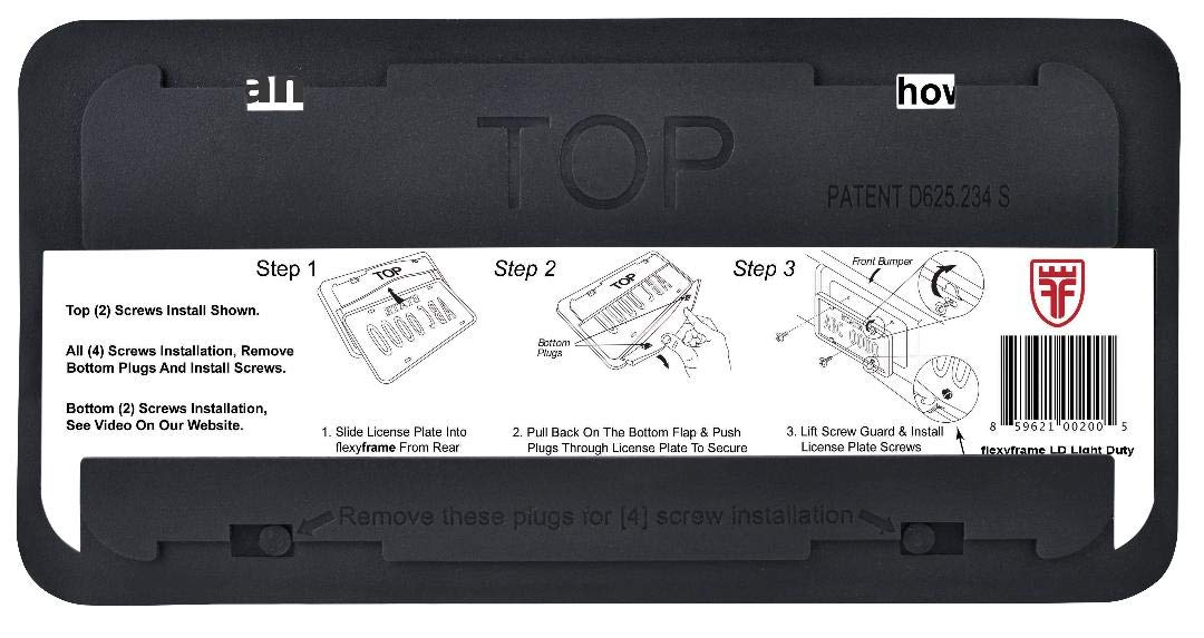 LD Premium Front Bumper Guard - Heavy Duty Bumper Protection with License Plate Frame - Winner of Popular Mechanics Editors' Choice Award 2012 | Perfect for Truck, SUV & Off-Road Vehicle Protection