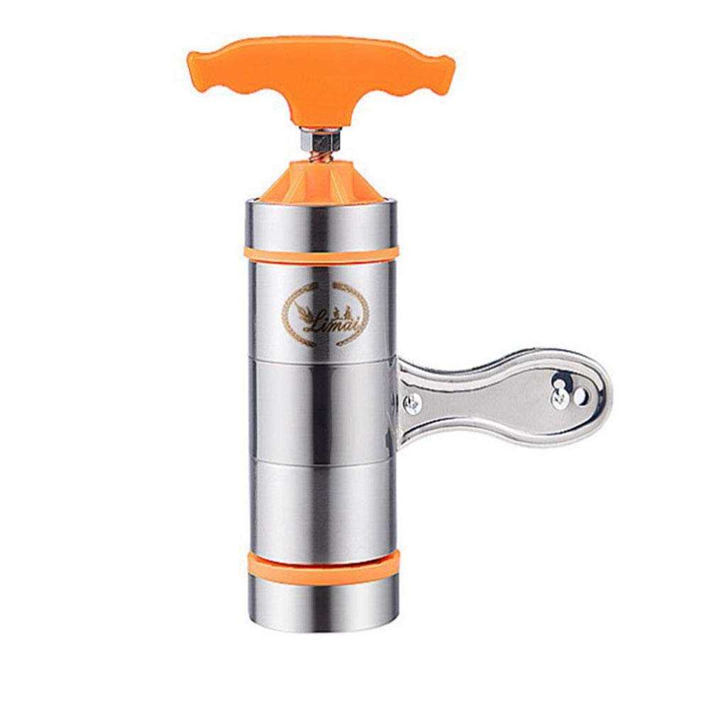 **Stainless Steel Noodle Press Machine - Pasta Maker for Homemade Ramen, Spaghetti & Dumpling Dough | Easy-to-Use Kitchen Tool for Fresh Pasta Making at Home | Perfect for Italian, Asian & Vegan Cuisine**