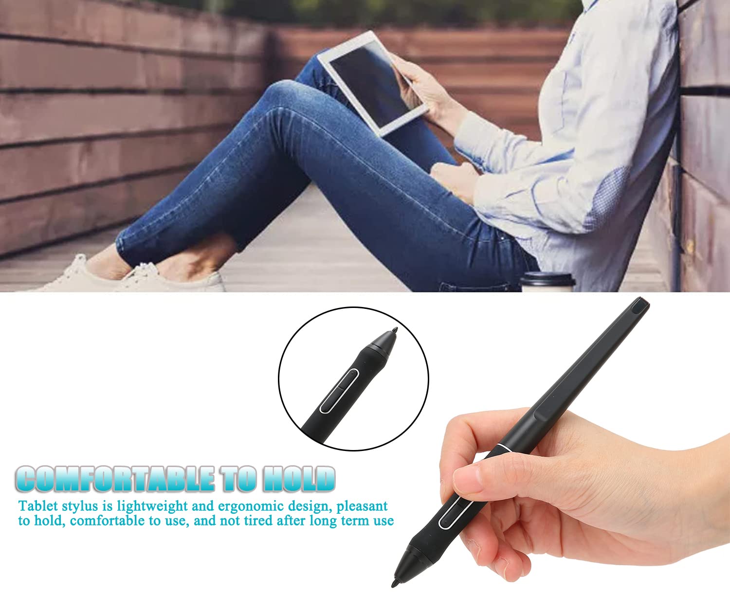 Yoidesu PW507 Stylus Pen for Touch Screens - High Sensitivity Digital Pen Compatible with iPad Pro 12.9/11, Samsung Tablets - Perfect for Drawing, Note Taking & Digital Signatures