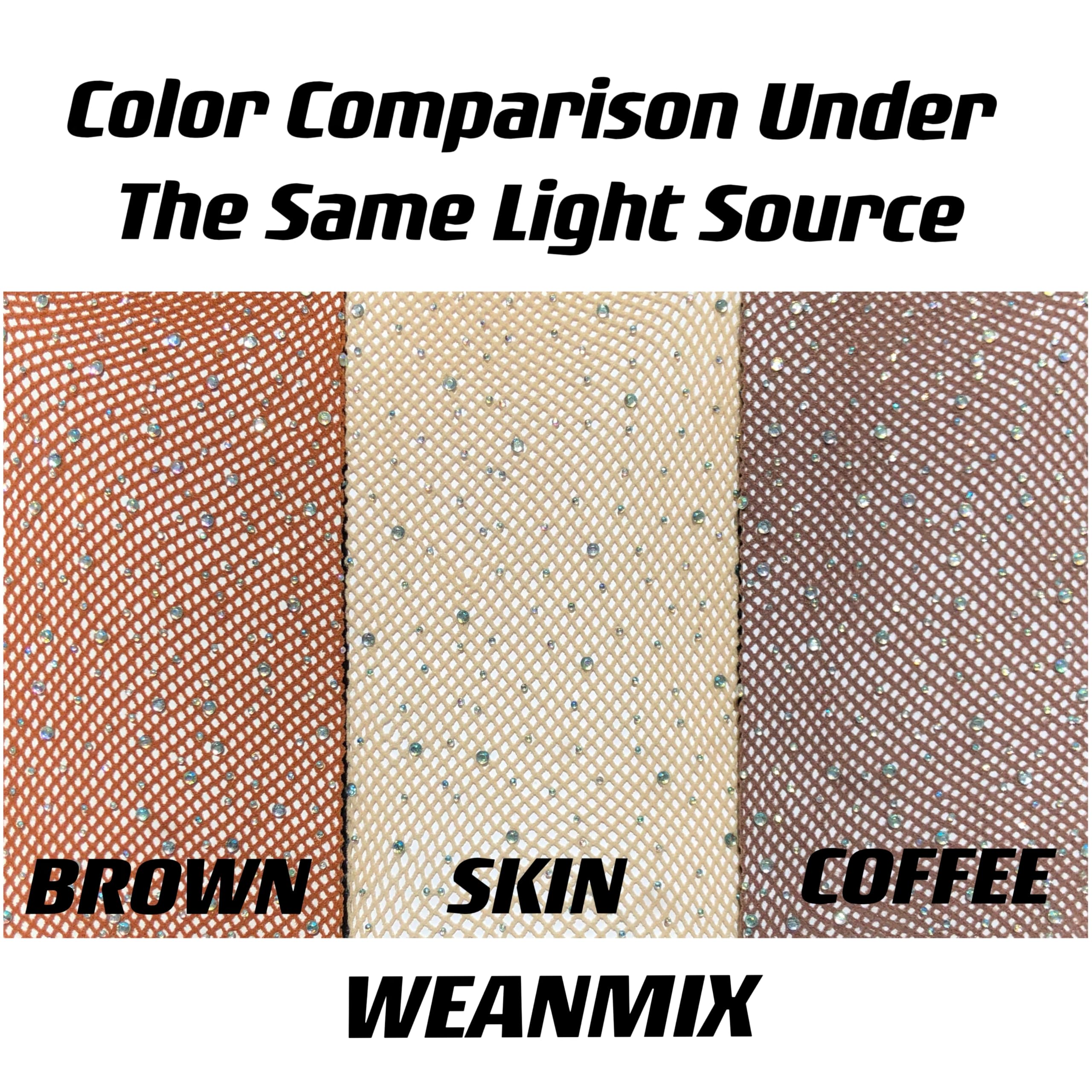 WEANMIX Women's High Waist Fishnet Stockings - Lace Patterned Tights & Pantyhose - Sexy Fishnets for Party, Cosplay, Halloween & Night Out