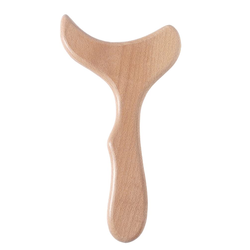 DOITOOL Wooden Gua Sha Massage Tool for Face & Body - Anti Cellulite, IASTM Scraping Board, Soft Tissue Therapy - Relieve Muscle Tension & Improve Circulation - Perfect for Home Spa, Self-Care & Pain Relief