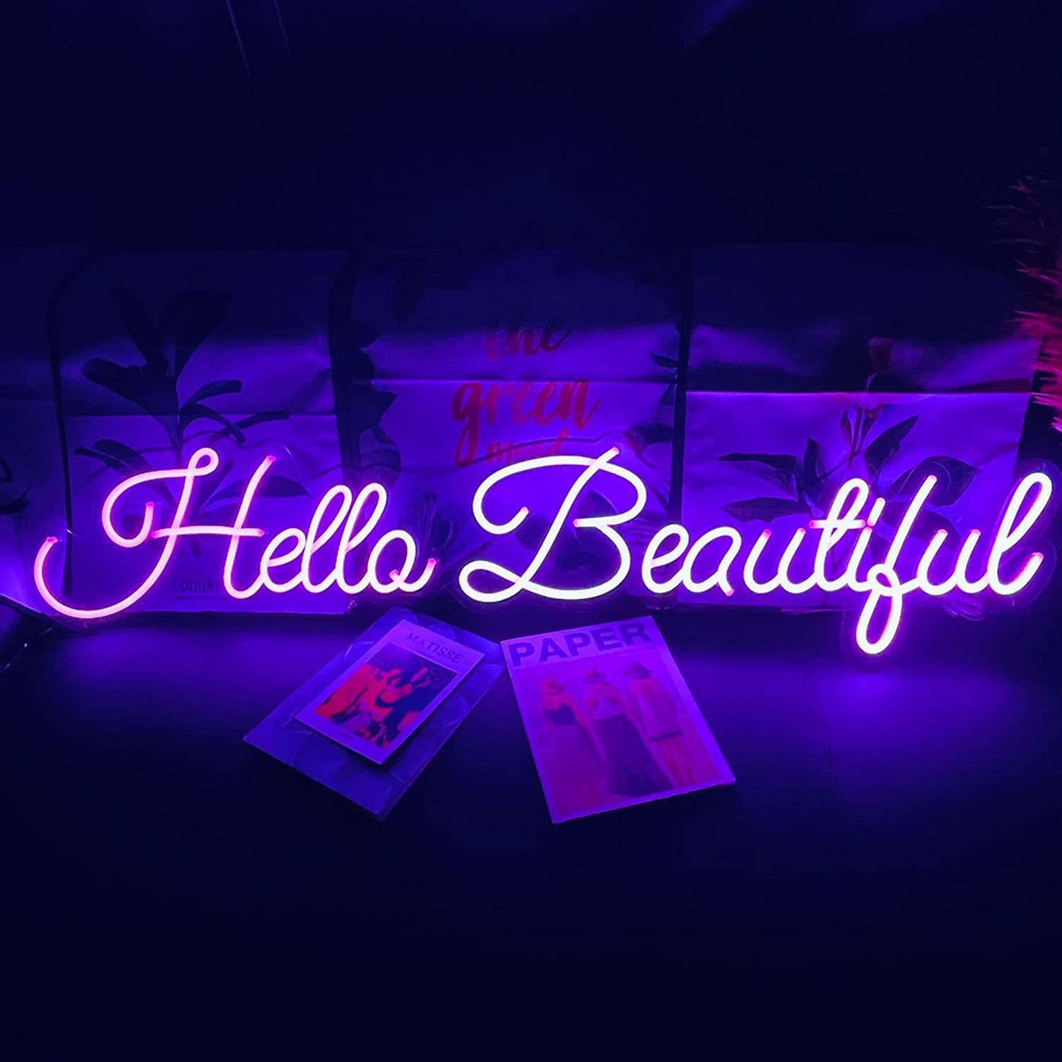 Custom LED Neon Signs - Personalized Wall Decor Art Light for Home, Christmas, Room, Bar & Party (48