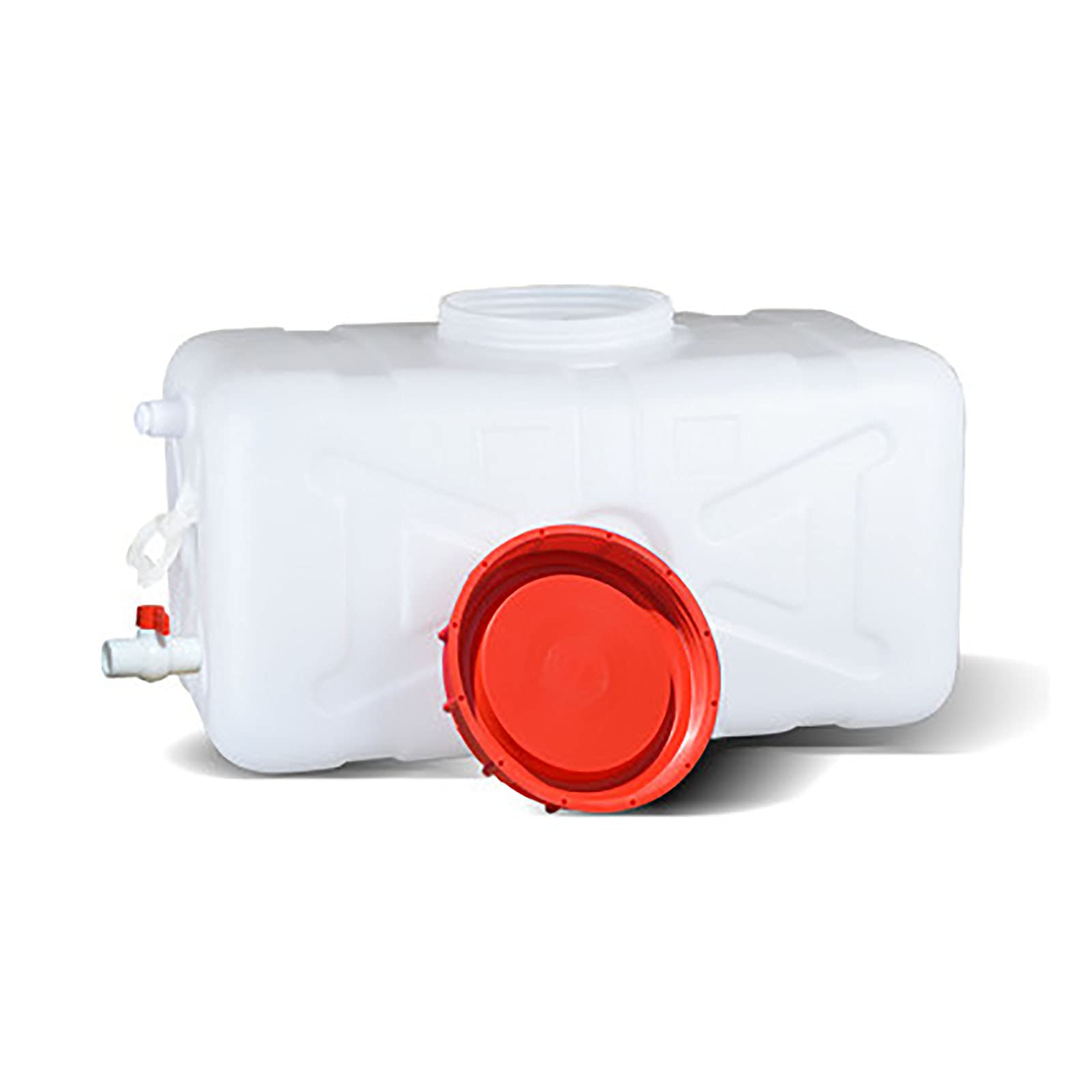 200L Large Capacity Outdoor Water Storage Tank - Food Grade Plastic Bucket for Camping, Travel & Emergency Water Supply - Portable Water Container with Pump (200L-T) - Perfect for RV Trips, Off-Grid Living & Outdoor Adventures