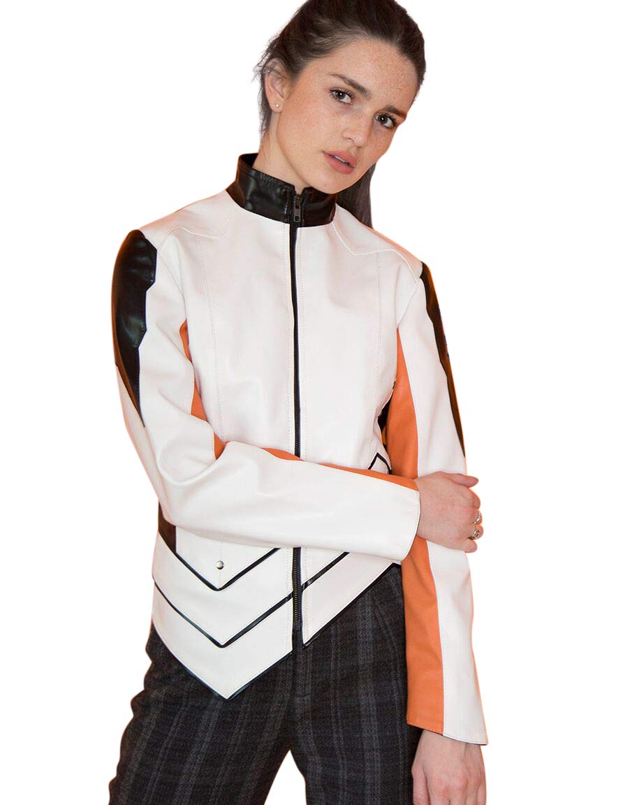 Women's Mercy Genuine Leather Jacket - Stylish & Durable Outerwear for Casual Wear, Motorcycle Riding & Fall Fashion