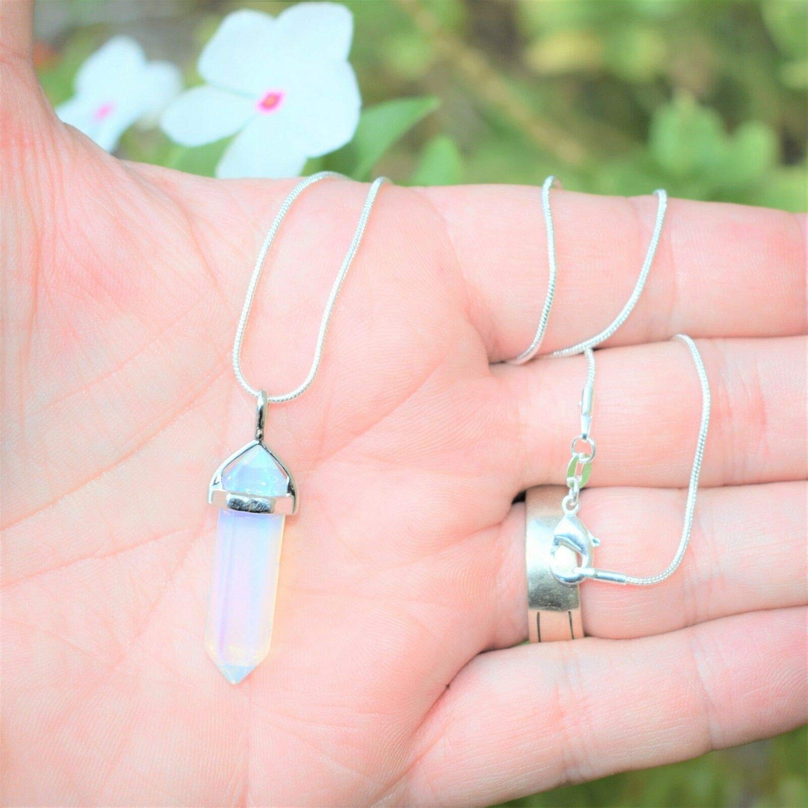 Zenergy Gems Charged Radiant Opalite Pendant Necklace with 20