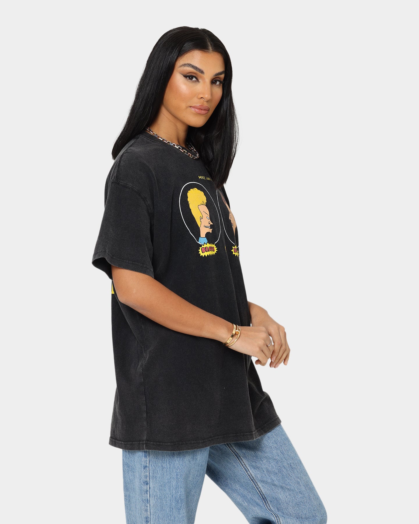 Vintage Beavis & Butthead Graphic T-Shirt - Black Retro Cartoon Tee for Men & Women - Perfect for Casual Wear, Fan Merchandise & 90s Nostalgia