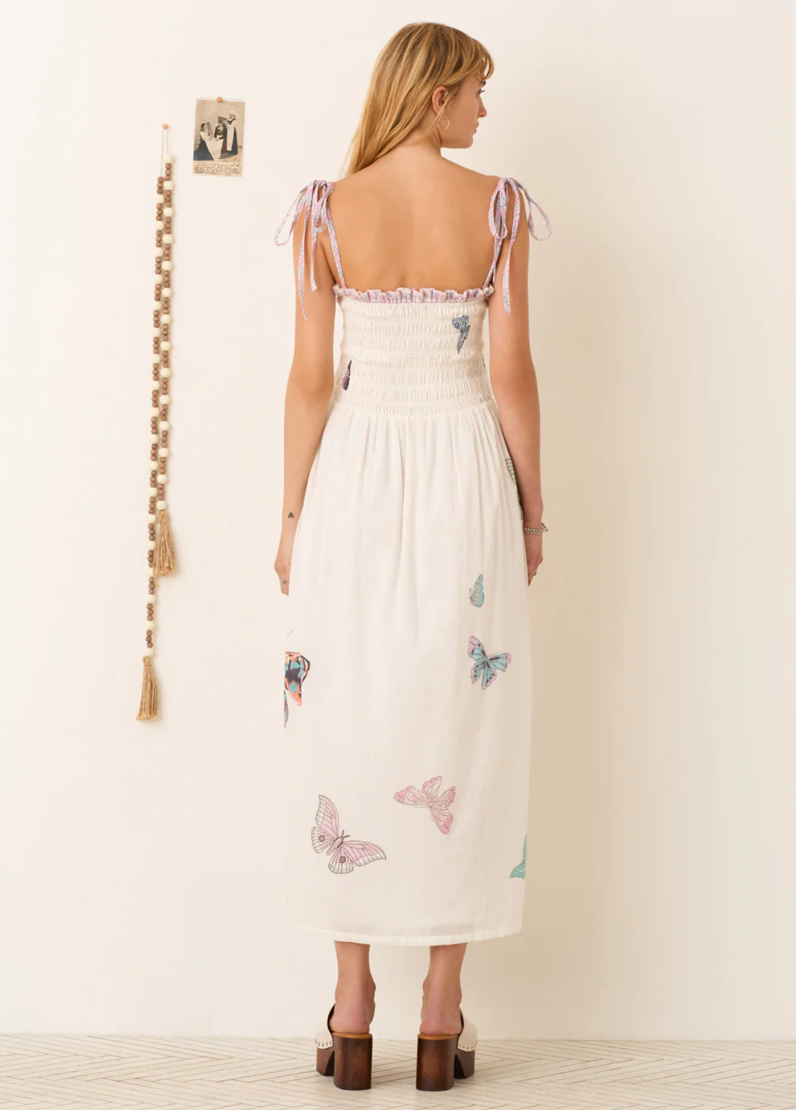 Alix of Bohemia Kaia Butterfly Garden Dress - Floral Print Summer Dress for Women | Perfect for Garden Parties, Weddings & Outdoor Events